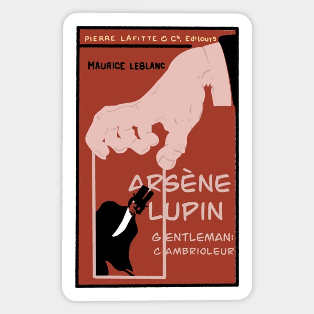 Arsene Lupin Maurice Leblanc Sticker by Lazarakos